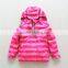 kids dot print winter coat