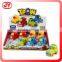 Plastic cartoon friction smoke train toy sets