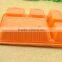 Five Compartment Disposable PP Plastic Takeaway Food Tray & Container with Lid                        
                                                Quality Choice