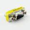 Factory price female vga mini gender changer with video data transmission