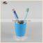 modern house design plastic 6pcs bathroom set with waste bin