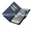 Personalized luxury wallet leather cell phone cover with card holder
