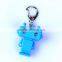 Cheap Plastic Robot LED light flash keychain