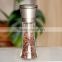 Premium Stainless Steel Salt and Pepper Grinder Set of 2-Brushed Stainless Steel Pepper Mill and Salt Mill