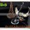 cheap table pen with chain , black stand pen for office