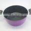 HQ aluminum marble coating sauce pot with lid