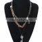European style vintage key pendant layered chain necklace                        
                                                                                Supplier's Choice