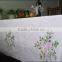 Hand hemstitched and embroidered table cloth No.19