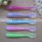 hot sales food grade silicone baby spoon with inserted nylon stick