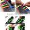 Elastic silicone shoelaces sneaker running shoe fashion laces factory manufacture                        
                                                Quality Choice