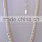 factory wholesale free shipping High quality fashion multi-strand pearl beaded charm necklace