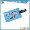 2016 Cheap Bright Colorful Plastic Luggage tag Custom Soft PVC Luggage tag