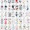 Various Text Art Tattoo Festival Pattern Cartoon Tattoo Temporary Tattoo Sticker