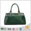 P131-B2558 Dark green Ostrich pattern lady leather bag from china bags factory