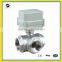 3 way Stainless Steel electric ballvalve with 2,3,5 wires,3-6V/12V/24V/110V/120V/220V/240V AC, 1/2 inch 1 inch inner connection