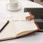 2016 Best Selling High Quality Customized Size Genuine/pu Leather Beautiful Diary Notebook With Delicated Buckle