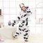 M/L promotional customized plush dairy cattle animated cartoon jumpsuits/one-pieces/teddies/bodysuit