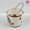 Wholesale ceramic pail with turket design for harvest,ceramic ice bucket
