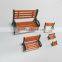 latest new bench, model park chair, plastic chair in model building , scale model building , architecture model materails