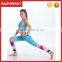 K-823 mesh fitness yoga wear for women sublimation print sport yoga wear