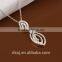 2015 Special desinger 925 silver jewelry cubic zirconia necklace for women