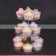 Well polished edge Acrylic Cake Stand Cupcake Wedding Dessert Display Round Tower Holder
