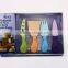 LFGB/FDA High quality and new product stainless steel cheese knife set
