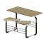 Fashion wooden beautiful clothes shop counter table design