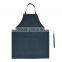 Custom high quality denim work apron heavy duty