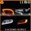 Auto light 30mm,45mm,60mm,85mm dual color switchback turn signal Flexible led DRL