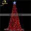 unique creative design pvc artificial Christmas Tree for shop hall decoraiton