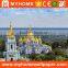 wholesale Eiffel tower interior design city building wallpaper for hotel decor