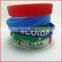Newest design fashion charming bangle silicone bracelet