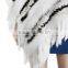 Fashion ladies fur poncho fox fur/rex rabbit fur knitted poncho KZ150095