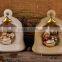 Bell-shaped nativity house religious figurines