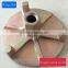 Standard Component D15 Galvanized Formwork Wing Nut With Stiffeners