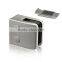 Railing Square type ZINC Square Glass Clamp Railing systems glass balcony system