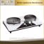 Hot selling Double Cooking Hot Plate/ Cooking hob sliver black white red color/ cooking food safe