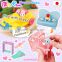 Original small toys house with furniture Hoppe-chan Toy House Sets for doll play , various color also available