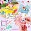 Original and Colorful dolls house miniatures set Hoppe-chan Toy House Sets with multiple functions