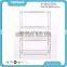 4 Layers Light Duty Steel Chrome Wire Shelving Rack