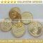 Custom american antique metal coins 24k real gold coins