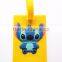 China Supplier Wholesale Animation PVC Luggage Tags Custom Shaped Travel Bag Tag