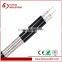 RG6 Dual Coaxial Cable With Messenger,75 Ohm Coaxial Cable For CCTV,CATV