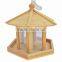 2015 year hot selling china suppliers FSC&SA8000 standing wild garden outdoor wooden bird feeder for made in china wholesale