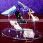 wholesale organic glass acrylic shoe display stand