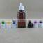 Trade assurance amber childproof glass round bottle 1oz for perfume
