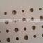 Perforated pvc gypsum ceiling tiles / punched hole pvc gypsum ceiling tiles / perforated plasterboard ceiling