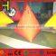 0.9mm PVC Tarpaulin Red Inflatable Triangle Marker Buoy For Racing On Water