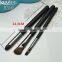 Goat hair wooden smokey eye 3pcs brush set